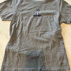 Life Is Good Gray Short Sleeve Tee